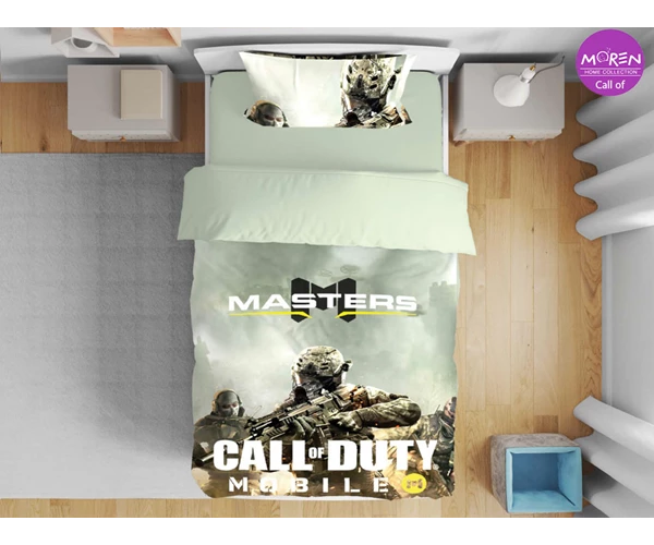 لحاف یک‌ نفره 4 تکه مدل Call of